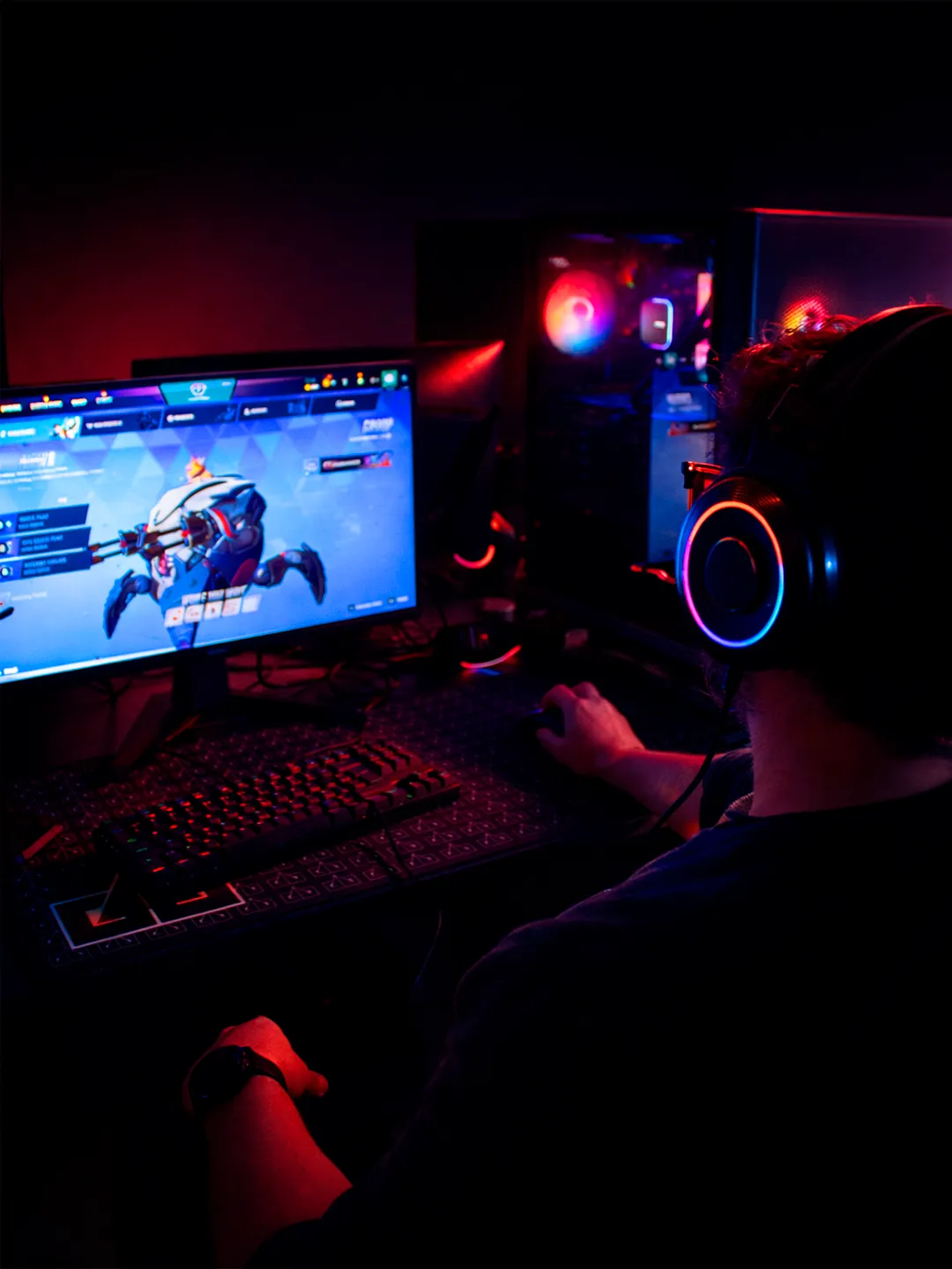 Concentración, luces y toda la intensidad de nuestra LAN party.